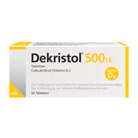 DEKRISTOL 500 I.E. Tabletten