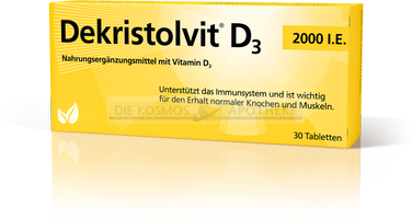 DEKRISTOLVIT D3 2000 I.E. Tabletten